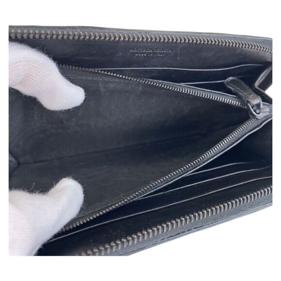 Bottega Veneta Intrecciato Leather Long Wallet